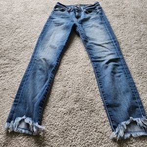 Size 25 crop jeans from 7 for all mankind